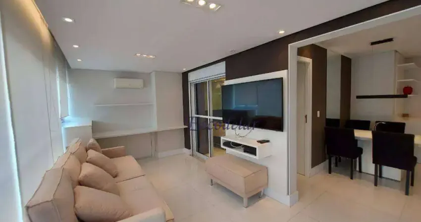 Apartamento com 1 dormitório para alugar, 54 m² por R$ 12.032,90/mês - Itaim Bibi - São Paulo/SP