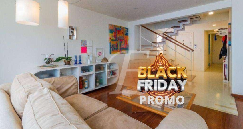 Cobertura com 2 dormitórios à venda, 360 m² por r$ 3.650.000,00 - itaim bibi - são paulo/sp