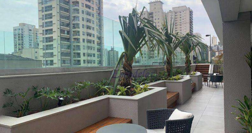 Apartamento com 1 dormitório à venda, 38 m² por r$ 790.000,00 - brooklin - são paulo/sp