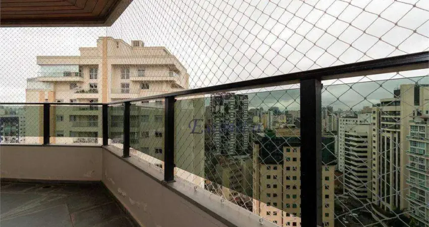 Apartamento com 3 dormitórios à venda, 172 m² por R$ 2.500.000,00 - Moema Pássaros - São Paulo/SP