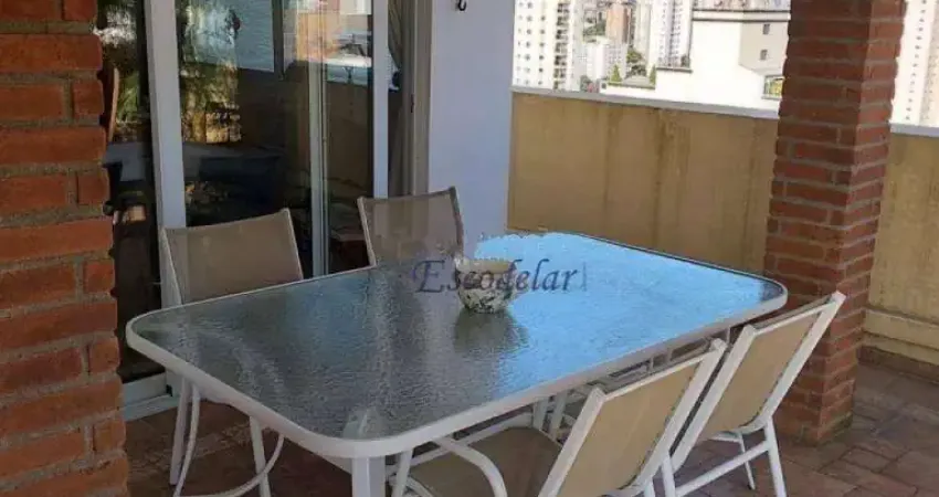 Cobertura com 4 dormitórios à venda, 445 m² por r$ 2.400.000,00 - campo belo - são paulo/sp