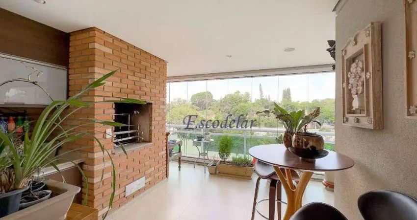 Apartamento com 4 dormitórios à venda, 240 m² por R$ 3.700.000,00 - Brooklin - São Paulo/SP