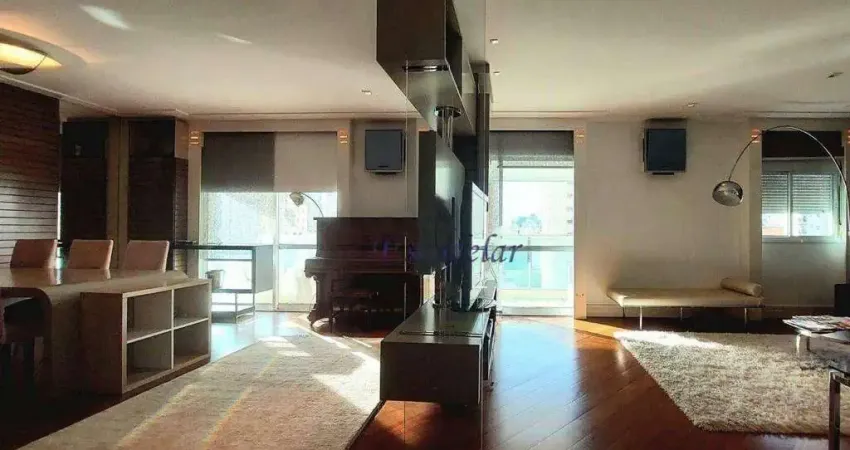 Apartamento com 2 dormitórios à venda, 173 m² por R$ 3.700.000,00 - Moema - São Paulo/SP