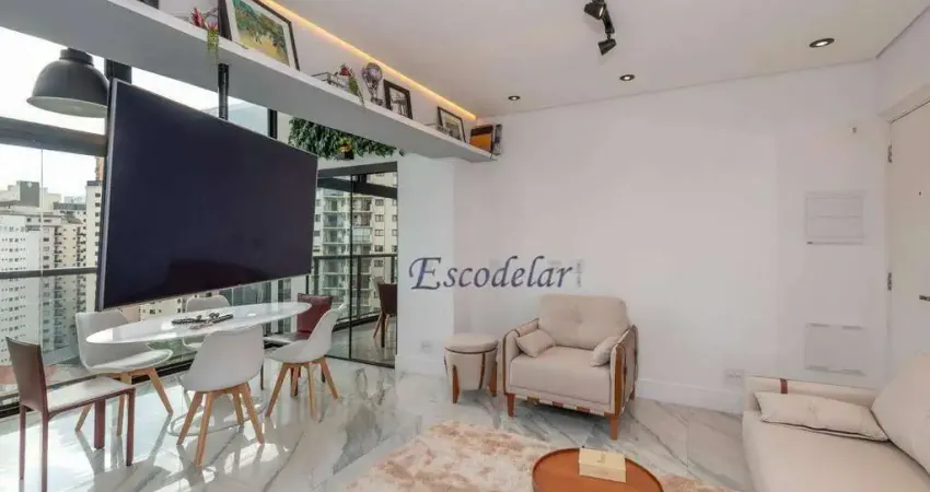 Apartamento Duplex com 1 dormitório para alugar, 70 m² por R$ 14.300,00/mês - Vila Olímpia - São Paulo/SP