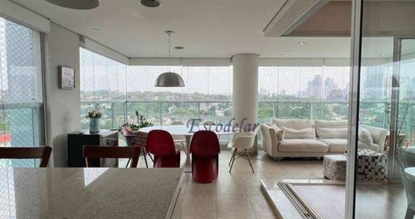 Apartamento com 3 dormitórios à venda, 185 m² por R$ 3.300.000,00 - Campo Belo - São Paulo/SP