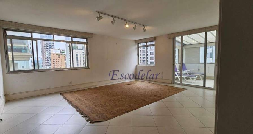 Apartamento com 1 dormitório para alugar, 126 m² por R$ 15.918,00/ano - Jardim Europa - São Paulo/SP