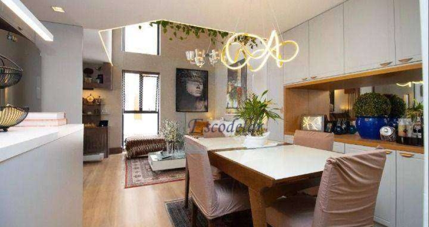 Apartamento com 1 dormitório à venda, 90 m² por R$ 1.300.000,00 - Vila Nova Conceição - São Paulo/SP