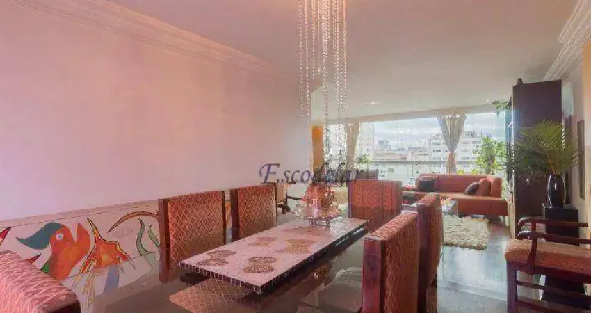 Apartamento com 4 dormitórios à venda, 210 m² por r$ 2.400.000,00 - campo belo - são paulo/sp