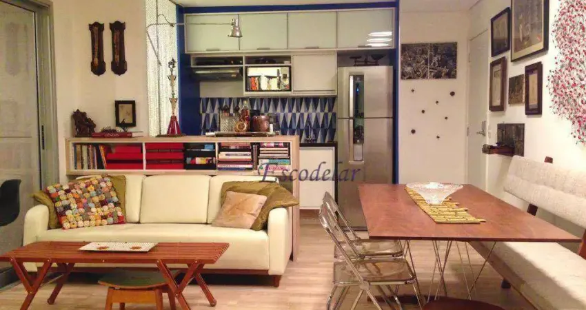 Apartamento com 1 dormitório à venda, 65 m² por R$ 1.250.000,00 - Santo Amaro - São Paulo/SP
