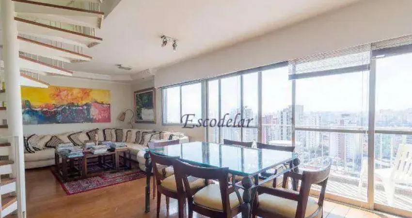 Cobertura com 4 dormitórios para alugar, 268 m² por R$ 19.700,00/mês - Campo Belo - São Paulo/SP