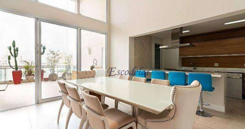 Apartamento Duplex com 4 dormitórios à venda, 239 m² por R$ 4.600.000,00 - Campo Belo - São Paulo/SP