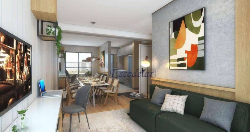 Apartamento com 2 dormitórios à venda, 60 m² por R$ 1.022.000,00 - Higienópolis - São Paulo/SP