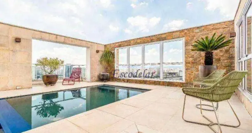 Cobertura com 4 dormitórios à venda, 404 m² por r$ 7.000.000,00 - perdizes - são paulo/sp