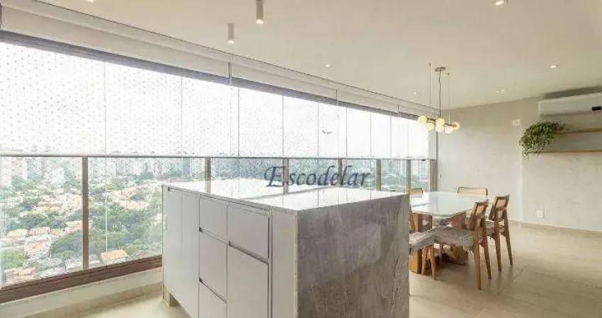 Apartamento com 3 dormitórios à venda, 145 m² por R$ 3.490.000,00 - Campo Belo - São Paulo/SP