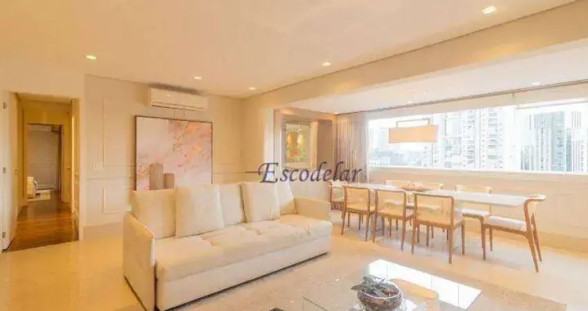 Apartamento com 3 dormitórios à venda, 130 m² por R$ 2.500.000,00 - Brooklin - São Paulo/SP