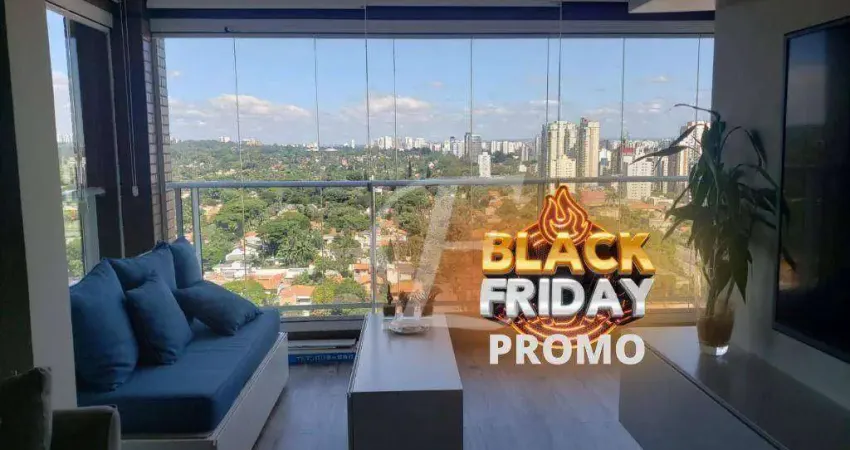 Apartamento com 2 dormitórios à venda, 69 m² por r$ 1.299.000,00 - campo belo - são paulo/sp