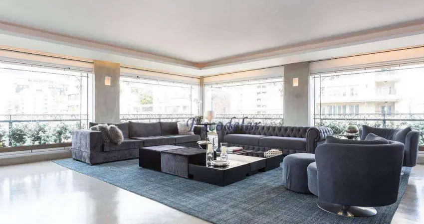 Apartamento com 4 quartos à venda, 310 m² por r$ 13.500.000 - totalmente reformado-vista deslumbrante