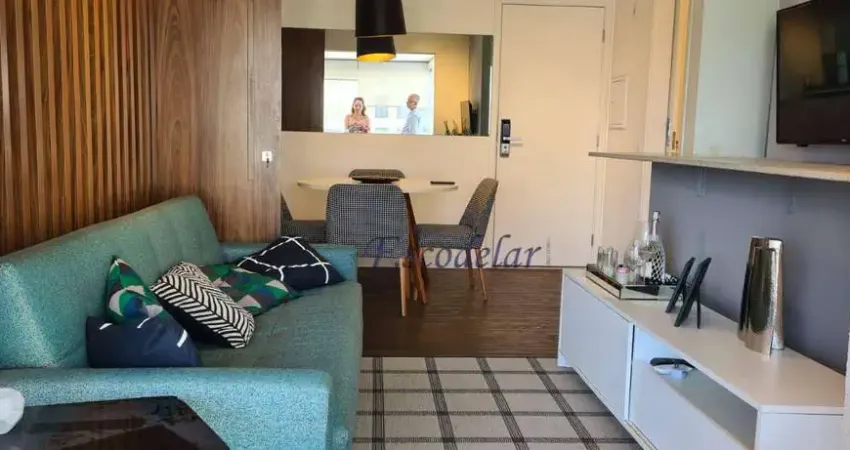 Apartamento com 1 dormitório para alugar, 54 m² por R$ 10.000,00/mês - Vila Olímpia - São Paulo/SP