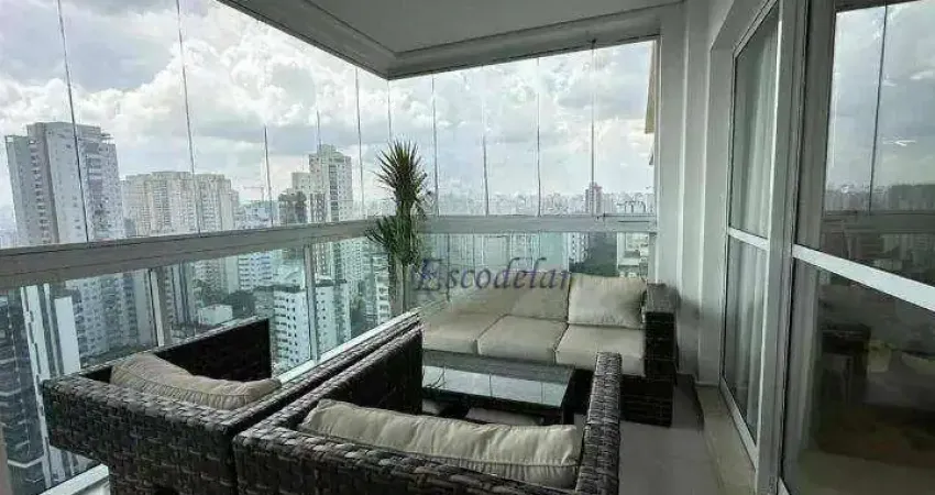 Cobertura com 3 dormitórios à venda, 370 m² por r$ 6.800.000,00 - campo belo - são paulo/sp