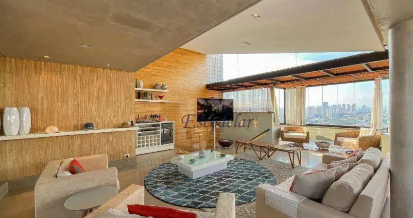 Cobertura com 3 quartos à venda, 320 m² por r$ 3.000.000 - bosque da saúde - são paulo/sp