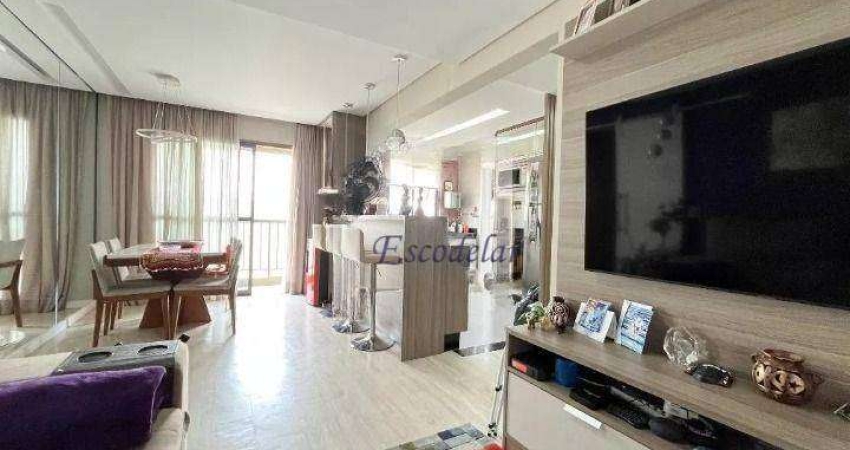 Apartamento com 3 dormitórios à venda, 80 m² por R$ 690.000,00 - Vila Monte Alegre - São Paulo/SP
