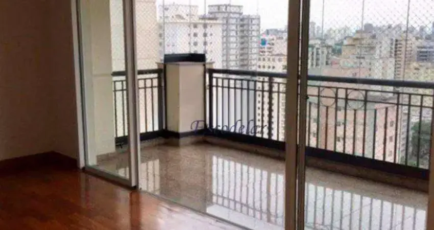Apartamento com 4 dormitórios para alugar, 180 m² por R$ 16.164,05/mês - Moema - São Paulo/SP