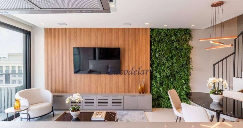 Apartamento Duplex com 2 dormitórios para alugar, 104 m² por R$ 31.975,00/mês - Vila Olímpia - São Paulo/SP