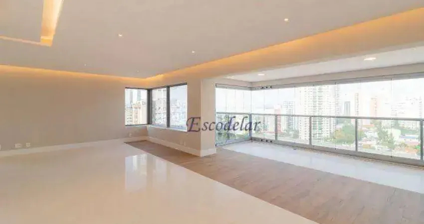 Apartamento com 3 dormitórios para alugar, 192 m² por R$ 26.668,00/mês - Campo Belo - São Paulo/SP