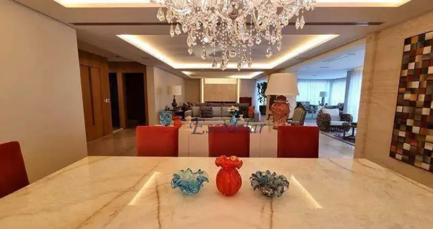 Apartamento com 4 dormitórios para alugar, 375 m² por r$ 67.700,00/mês - campo belo - são paulo/sp