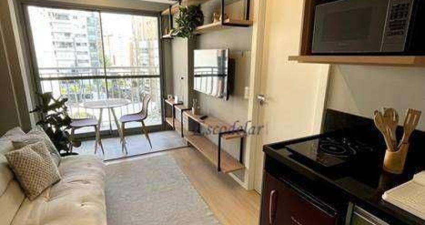 Flat com 1 dormitório para alugar, 27 m² por R$ 4.090,00/mês - Vila Olímpia - São Paulo/SP