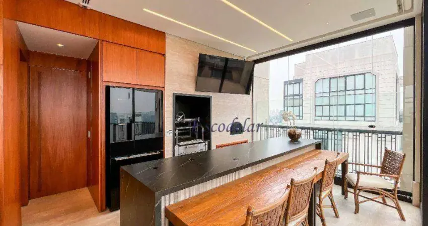 Cobertura com 4 dormitórios, 749 m² - venda por r$ 64.990.000,00 ou aluguel por r$ 238.000,00/mês - vila olímpia - são paulo/sp