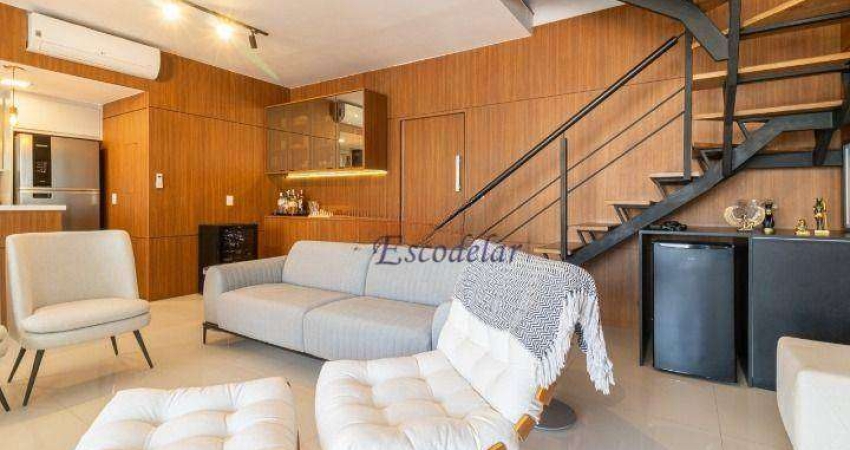 Apartamento Duplex com 2 dormitórios à venda, 105 m² por R$ 2.000.000,00 - Brooklin Novo - São Paulo/SP