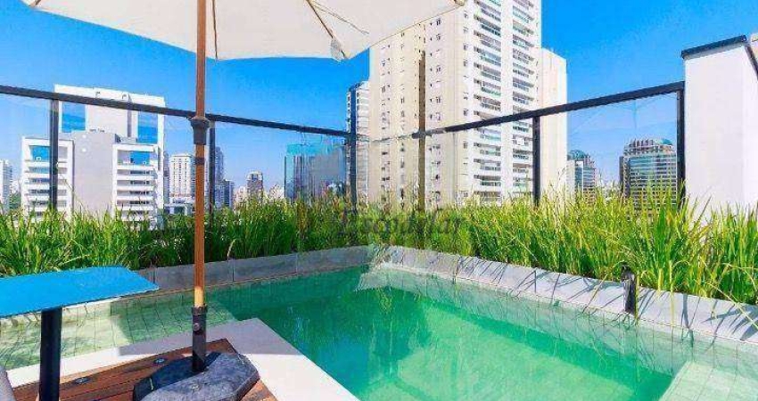 Cobertura com 2 dormitórios à venda, 160 m² por R$ 2.490.000,00 - Brooklin - São Paulo/SP