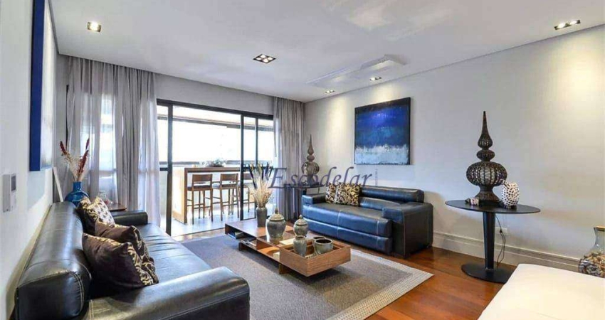 Apartamento com 4 dormitórios à venda, 250 m² por R$ 2.880.000,00 - Moema - São Paulo/SP