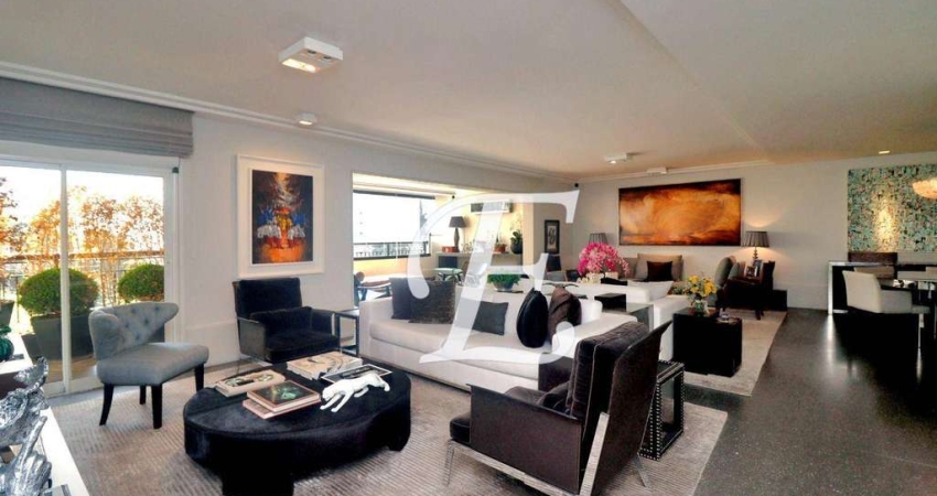 Apartamento com 4 dormitórios/3suítes à venda  vila nova conceição - são paulo/sp