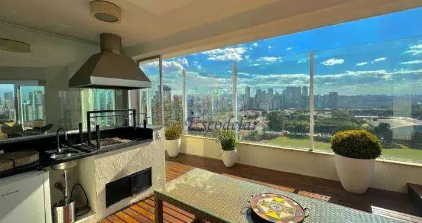 Cobertura com 4 dormitórios para alugar, 420 m² por R$ 52.109,17/mês - Brooklin - São Paulo/SP
