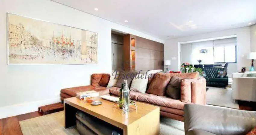 Apartamento para alugar, 212 m² por R$ 22.950,01/mês - Moema Índios - São Paulo/SP