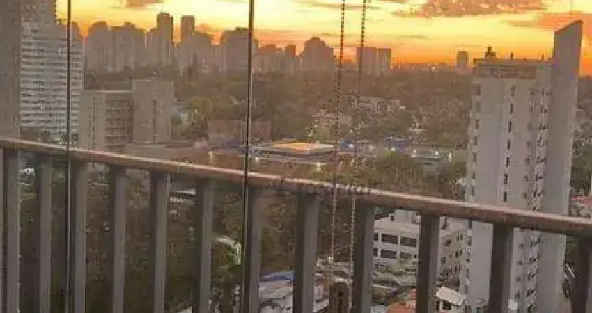 Apartamento com 1 quarto, varanda. à venda, 36 m² ,mobiliado,- brooklin - próximo metro