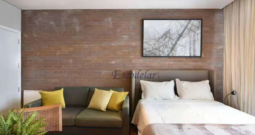 Apartamento com 1 suite, varanda, 1 vaga, para alugar, 35m2-, Vila Olímpia - próximo a FMU