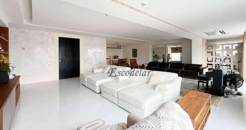 Apartamento à venda, 407 m² por r$ 14.000.000,00 - ibirapuera - são paulo/sp