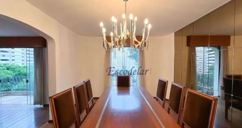 Apartamento com 4 quartos à venda, 280 m² por r$ 2.200.000 - moema - são paulo/sp