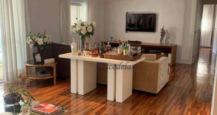 Apartamento com 3 dormitórios à venda, 156 m² por R$ 3.500.000,00 - Moema - São Paulo/SP