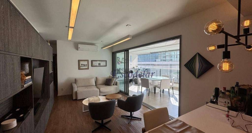 Apartamento com 2 dormitórios à venda, 128 m² por R$ 2.600.000,00 - Brooklin - São Paulo/SP