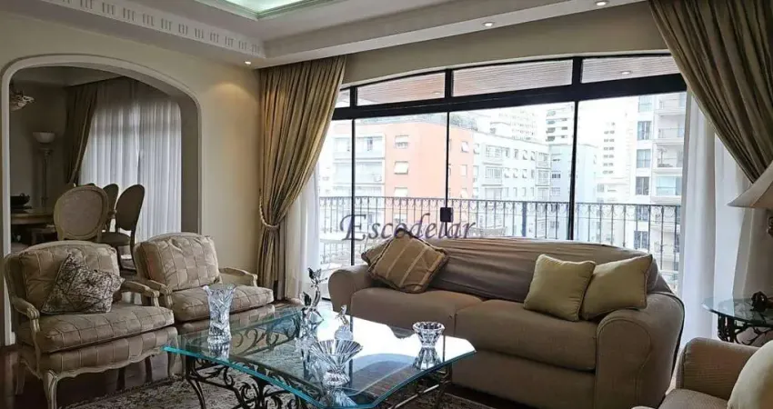 Apartamento com 5 quartos sendo 2 suítes 5 banheiros 3 salas 4 vagas à venda, 335 m² por R$ 4.365.000 - Santa Cecília - São Paulo/SP