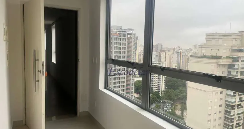 Apartamento com varanda ,1 suite para alugar, 104 m² , 2 vagas,- vila nova conceição - próximo parque do ibirapuera