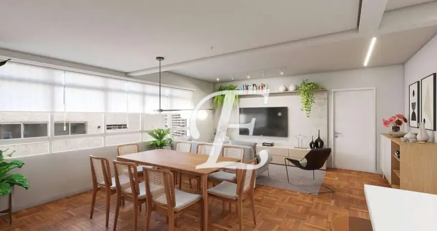Apartamento com 3 quartos à venda, 140 m² por R$ 2.150.000 - Higienópolis - São Paulo/SP
