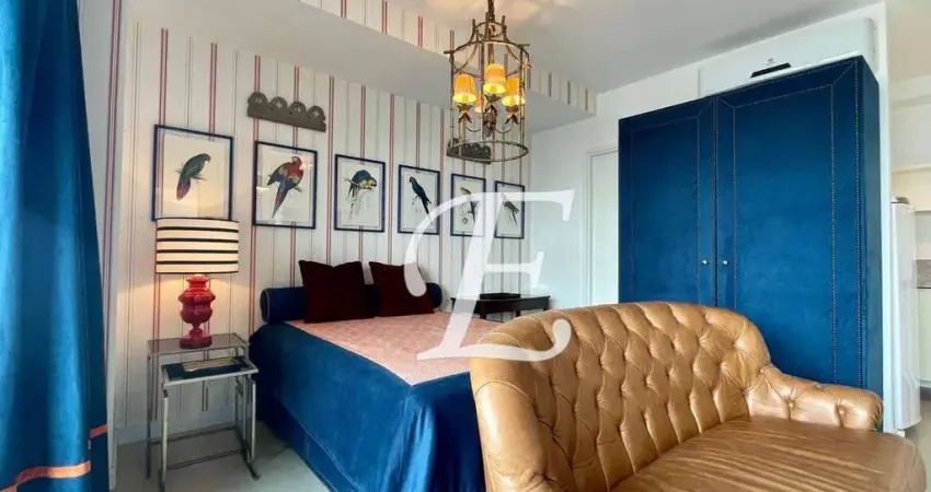 Studio brooklin , a venda, com 1 quarto 41 m², 1 suíte, 1 vaga e varanda, próximo metro