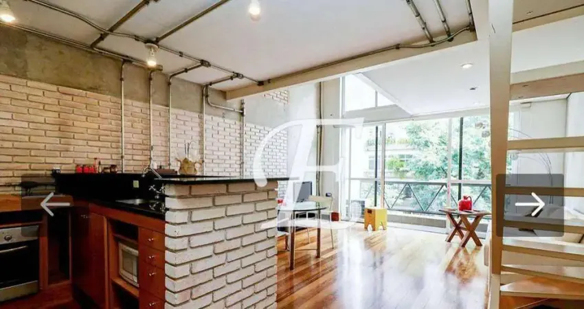 Loft com 1 dormitório para alugar, 73 m² por r$ 13.000,00/mês - jardins - são paulo/sp