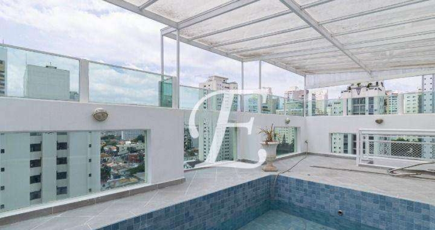 Cobertura com 3 dormitórios para alugar, 197 m² por R$ 16.400,00/mês - Campo Belo - São Paulo/SP