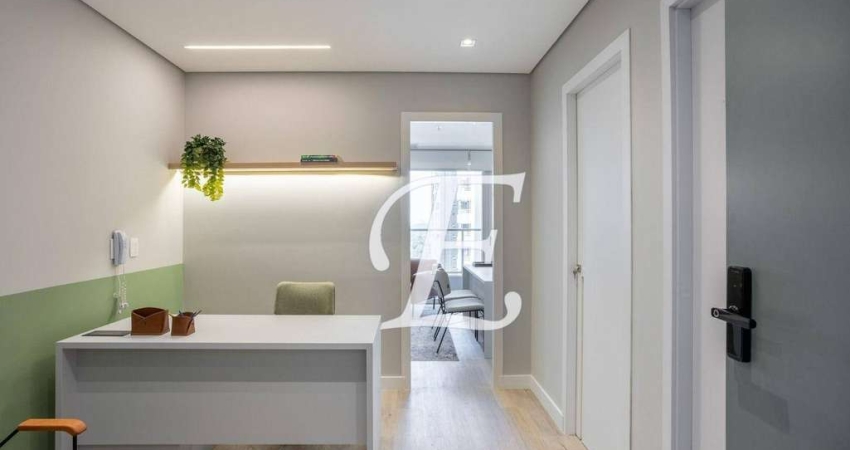Sala Comercial Mobiliada para Locação no Edifício Core Health – 33m² em Pinheiros, São Paulo